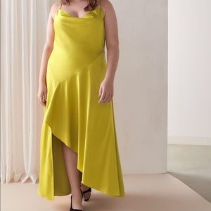 Asymmetrical satin slip dress *BNWT*